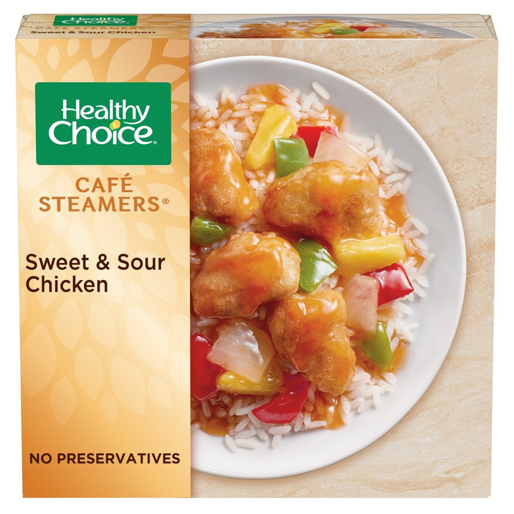 Healthy Choice Café Steamers Sweet & Sour Chicken Frozen Meal, 10 Oz. Bowl