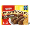 Banquet Brown 'N Serve Original Fully Cooked Sausage Links Frozen Meat, 6.4 Oz, 10 Count (Frozen)