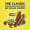 Popsicle Fudgsicle No Sugar Added the Original Fudge Pops Popsicles Ice Pops, 1.65 Fl Oz, 18 Count