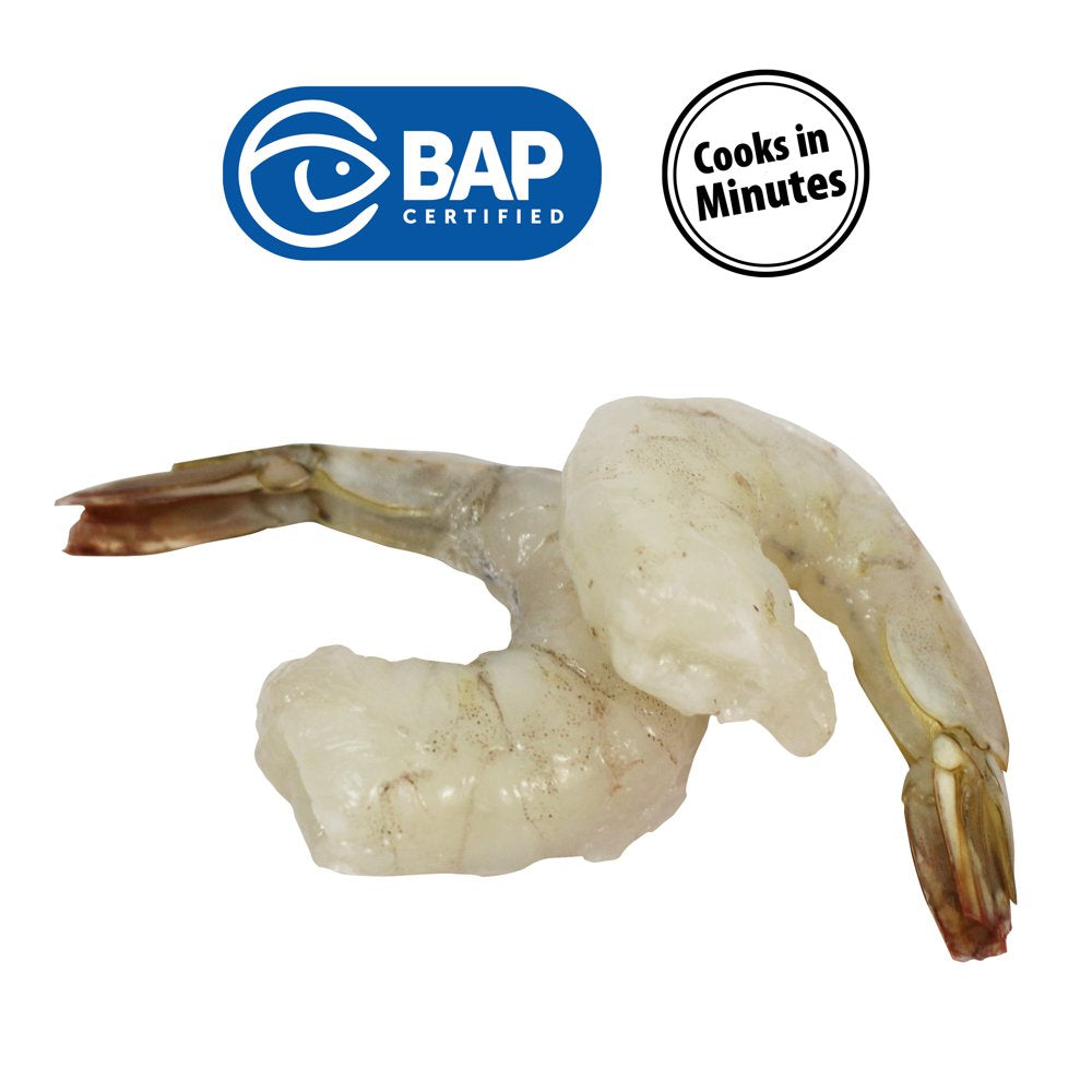 Great Value Frozen Peeled Tail on Extra Large Shrimp, 12 Oz (26-30 Count per Lb)