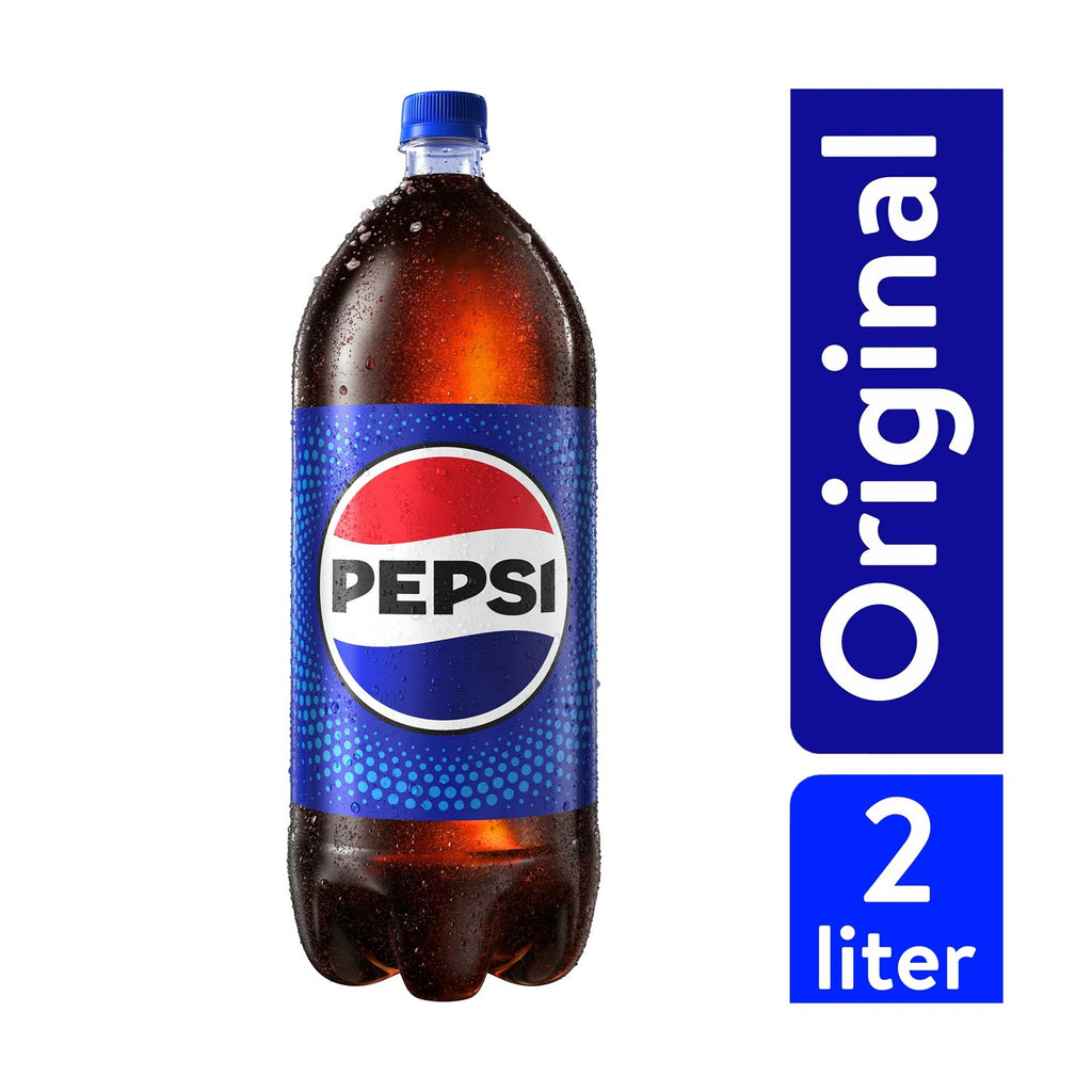 Pepsi Cola Soda Pop, 2 Liter Bottle