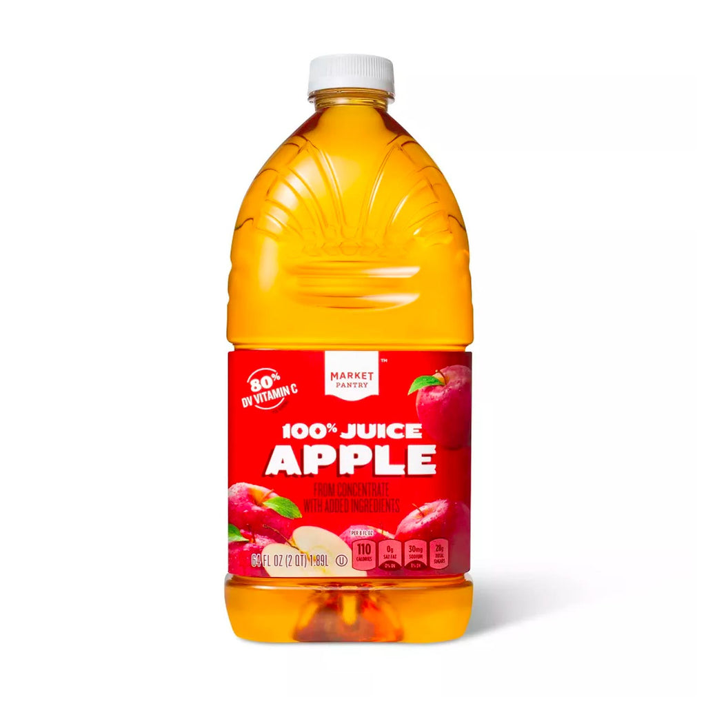 100 Percent Apple Juice - 64 fl oz Bottle