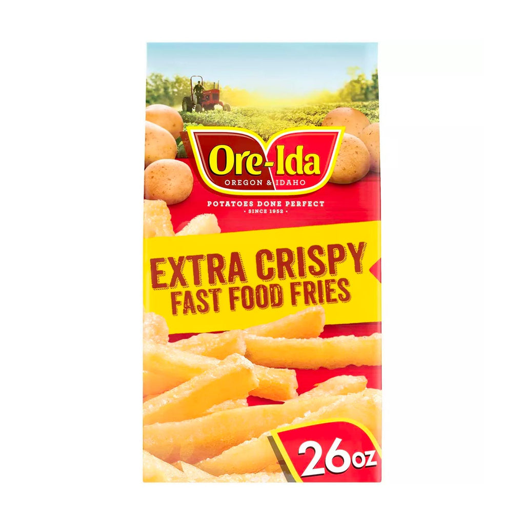 Gluten Free Frozen Extra Crispy Fast Food Fries - 26oz