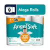 Angel Soft Toilet Paper, 9 Mega Rolls