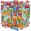 100 Count Snack Box - Gift Basket with Variety Assortment of Crackers, Cookies, Candy