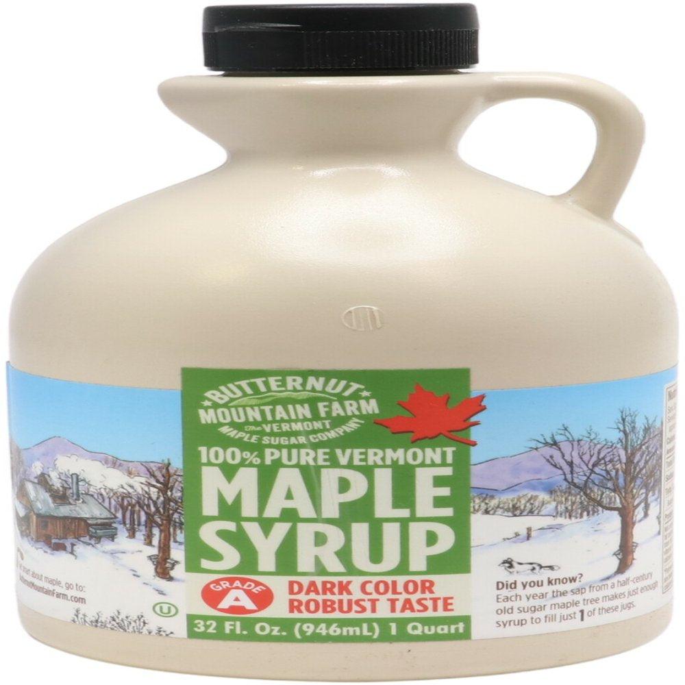 100% Pure Vermont Maple Syrup Dark, 32 Fl Oz