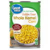 (12 Cans) Great Value No Salt Added Sweet Corn, 15 Oz