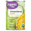 (12 Cans) Great Value Organic Whole Kernel Corn