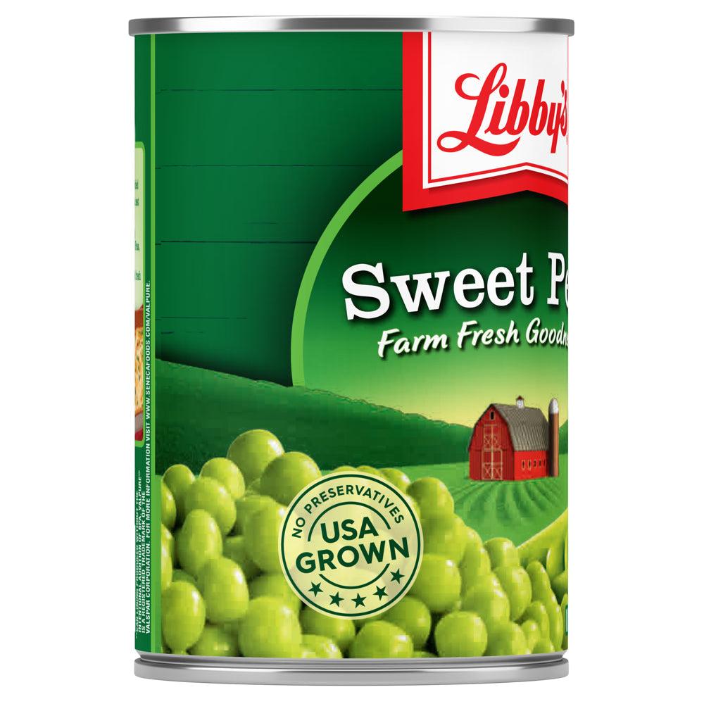 (12 Cans) Libby'S Canned Sweet Peas, 15 Oz