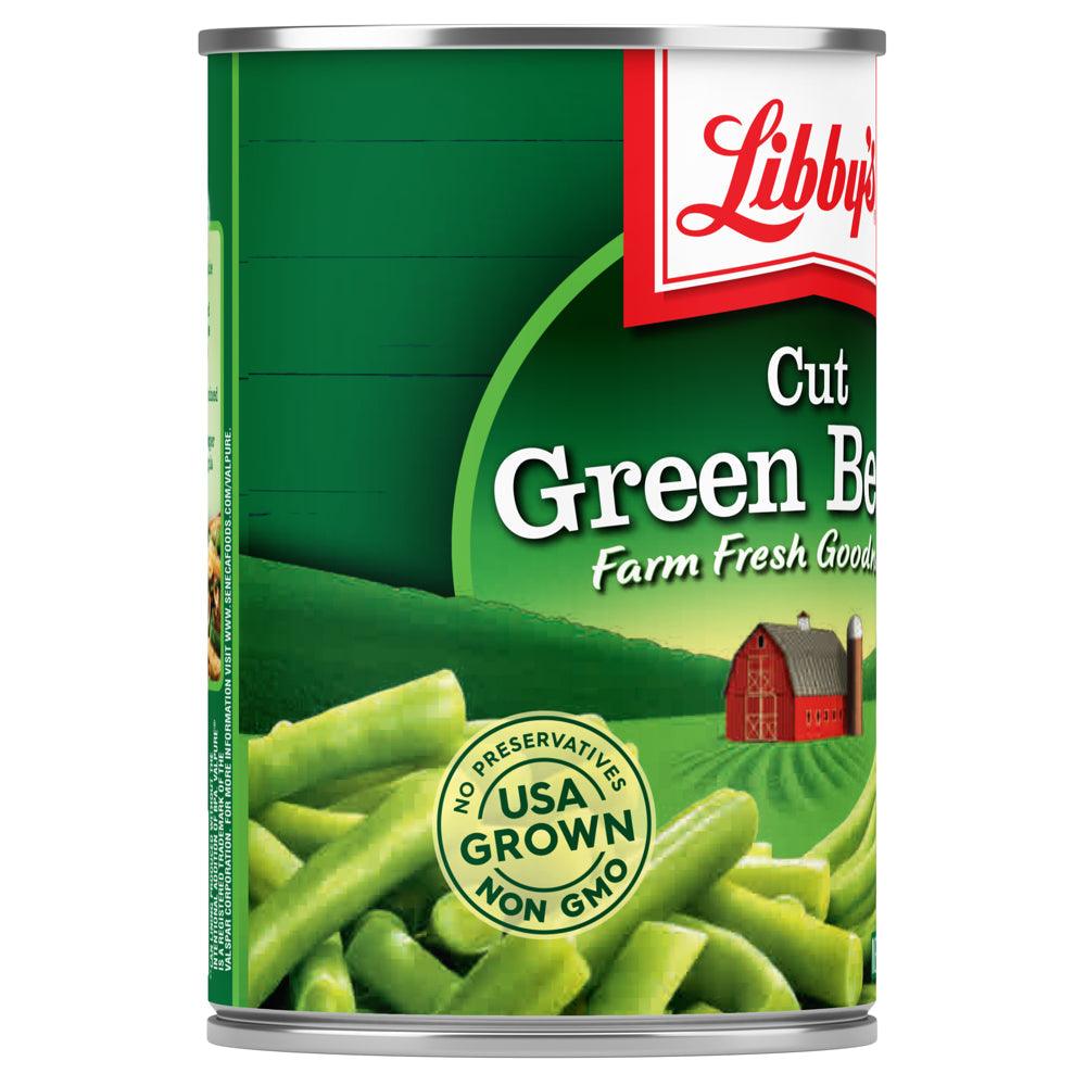 (12 Cans) Libby'S Cut Green Beans, 14.5 Oz