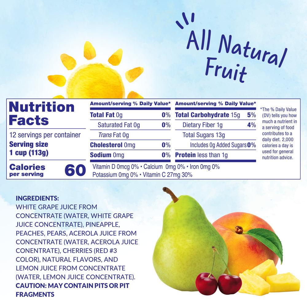 (12 Cups) Dole Fruit Bowls Cherry Mixed Fruit in 100% Fruit Juice, 4 Oz