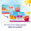 (12 Cups) Dole Fruit Bowls Diced Peaches in Strawberry Gel, 4.3 Oz