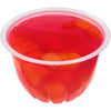 (12 Cups) Dole Fruit Bowls Diced Peaches in Strawberry Gel, 4.3 Oz