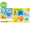 (12 Cups) Dole Fruit Bowls in 100% Fruit Juice Variety Pack, 4 Oz