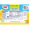 (12 Cups) Dole Fruit Bowls Pineapple Paradise Tidbits in 100% Fruit Juice, 4 Oz