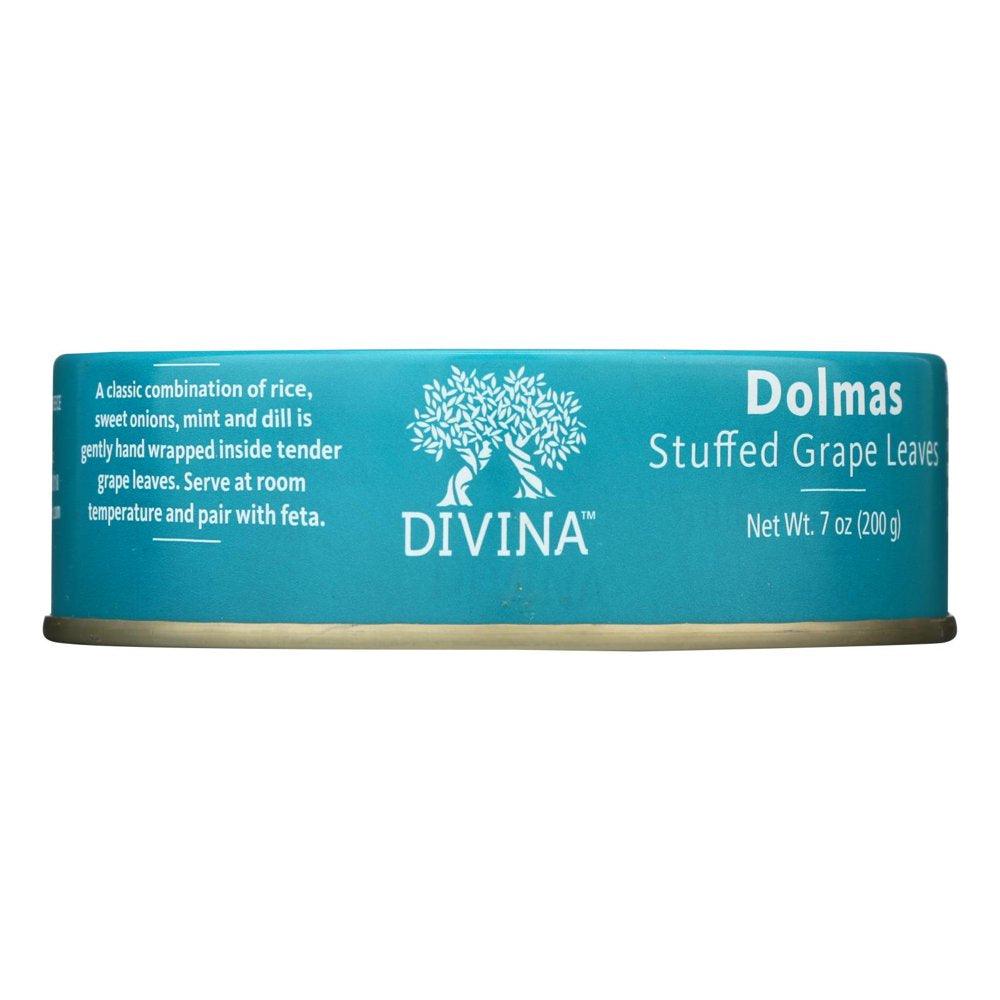 (12 Pack) Divina Dolmas Stuffed Grape Leaves, 7 Oz (Canned)