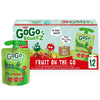 (12 Pack) Gogo Squeez Apple Strawberry Applesauce Snack Pouch, 3.2 Oz, 12 Pack