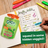 (12 Pack) Gogo Squeez Fruit & Veggiez Peach, Strawberry Pouch, 3.2 Oz, 12 Pack