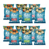 12-Pack Kibo Foods Chickpea Chips Super Snack Set (Himalayan Salt, Mediterranean Herbs, Pico De Gallo)| Gluten Free, Plant-Based, High Protein, Vegan Snacks, Non-Gmo, Kosher 1Oz Bags| Kibo Foods