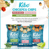 12-Pack Kibo Foods Chickpea Chips Super Snack Set (Himalayan Salt, Mediterranean Herbs, Pico De Gallo)| Gluten Free, Plant-Based, High Protein, Vegan Snacks, Non-Gmo, Kosher 1Oz Bags| Kibo Foods