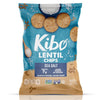 12-Pack Kibo Foods Sea Salt Lentil Chips | Gluten-Free, Preservative-Free & Healthy for You | High Protein, Plant-Based, Vegan Snacks, Non-Gmo, Kosher 1Oz Bags