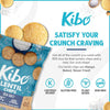 12-Pack Kibo Foods Sea Salt Lentil Chips | Gluten-Free, Preservative-Free & Healthy for You | High Protein, Plant-Based, Vegan Snacks, Non-Gmo, Kosher 1Oz Bags