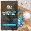 12-Pack Kibo Foods Sea Salt Lentil Chips | Gluten-Free, Preservative-Free & Healthy for You | High Protein, Plant-Based, Vegan Snacks, Non-Gmo, Kosher 1Oz Bags