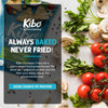 12-Pack Mediterranean Herbs Chickpea Chips | Gluten-Free, Preservative-Free & Healthy for You, High Protein, Non-Gmo, Vegan Snacks | Kibo Foods