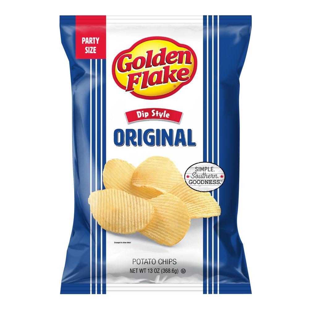 13 Oz Golden Flake Thin & Crispy Original Potato Chips