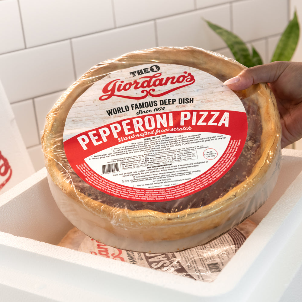 Giordano'S Stuffed Chicago Deep Dish Frozen Pizza 10", 2-Pack (Cheese and Pepperoni)