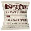 (15 Pack) Potato Chips, Unsalted Kettle Chips, 5Oz