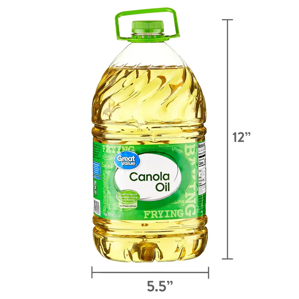 Great Value Canola Oil, 1 Gal