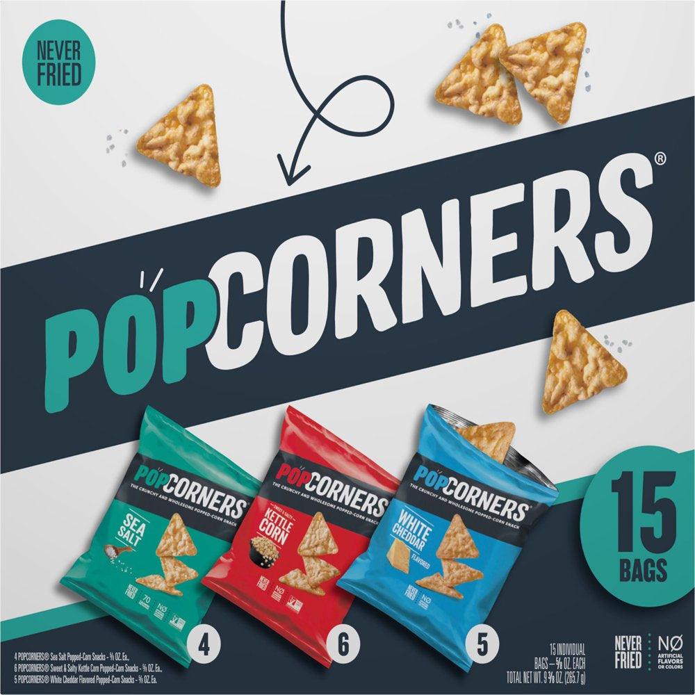 15CT POPCORNERS MULTIPACK 9.375OZ