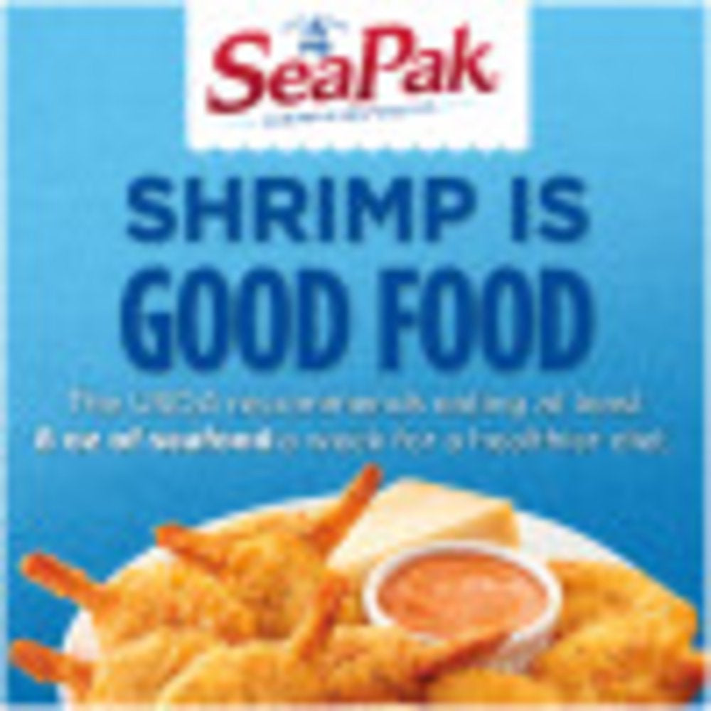 Seapak Parmesan Encrusted Jumbo Butterfly Shrimp with Sauce, Frozen, 16 Oz