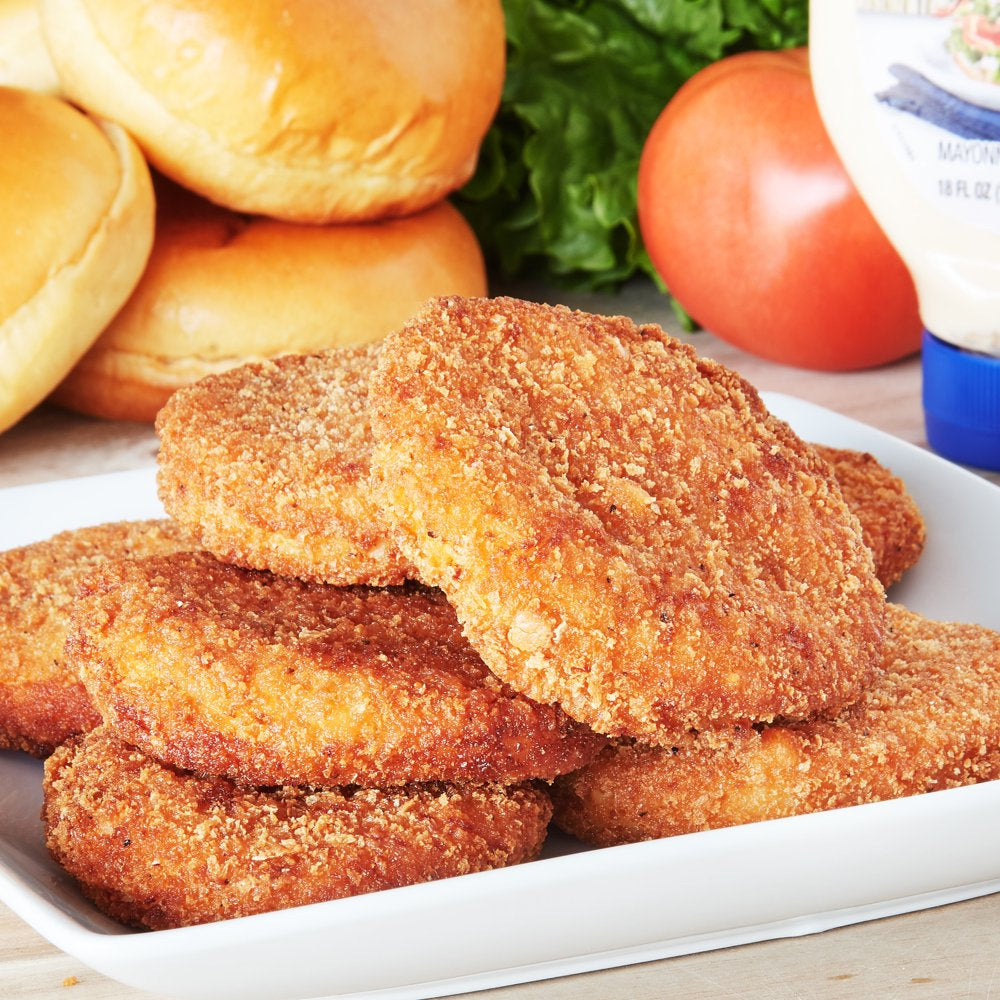 Great Value Fully Cooked Breaded Chicken Breast Patties, 23.8 Oz (Frozen)