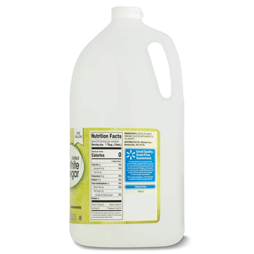 Great Value Distilled White Vinegar, 128 Fl Oz