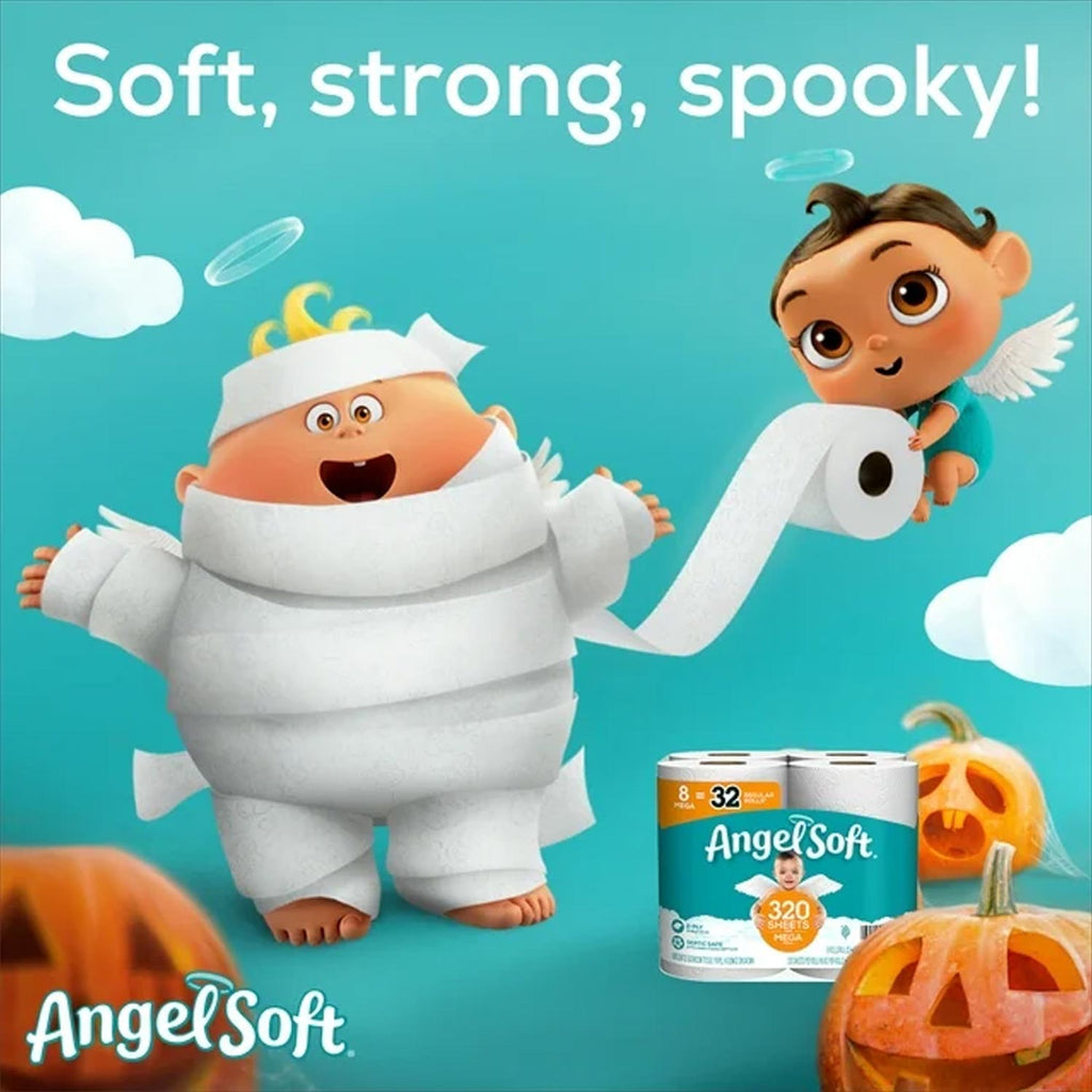 Angel Soft Toilet Paper, 9 Mega Rolls