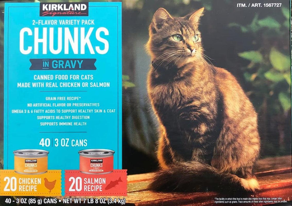 2-Flavor Variety Pack Chunks in Gravy Canned Food for Cats