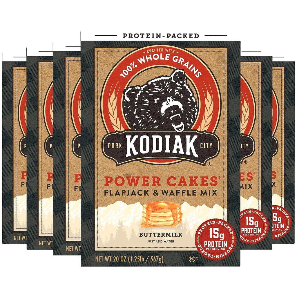 2 Packs Kodiak Cakes Power Cakes Protein Flapjack & Waffle Mix 4.5 LB Each=9 Lbs - dealwake