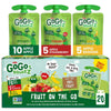 (20 Pack) Gogo Apple, Banana, Strawberry Applesauce Pouch, 3.2 Oz