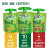 (20 Pack) Gogo Apple, Banana, Strawberry Applesauce Pouch, 3.2 Oz