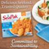 Seapak Butterfly Shrimp with Crispy Breading, Easy to Bake, Frozen, 18 Oz