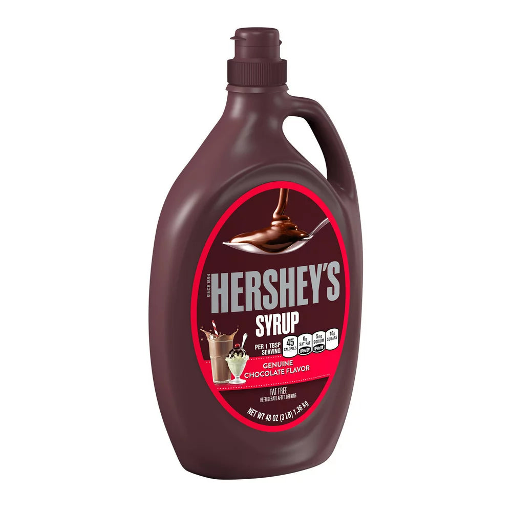 Hershey'S Chocolate Syrup, Bulk Bottle 48 Oz