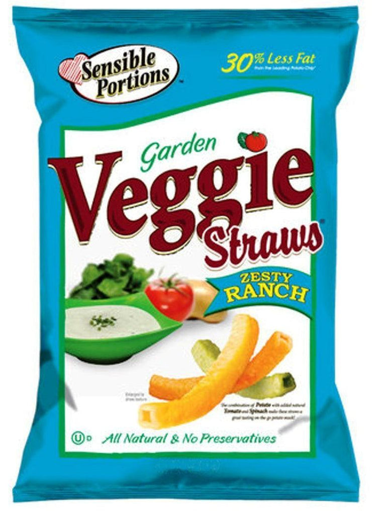 24 PACKS :  Veggie Straws, Ranch, 1 Ounce