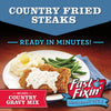 Fast Fixin' Restaurant Style Country Fried Steak with Gravy, 1.4 Lb Bag (Frozen)