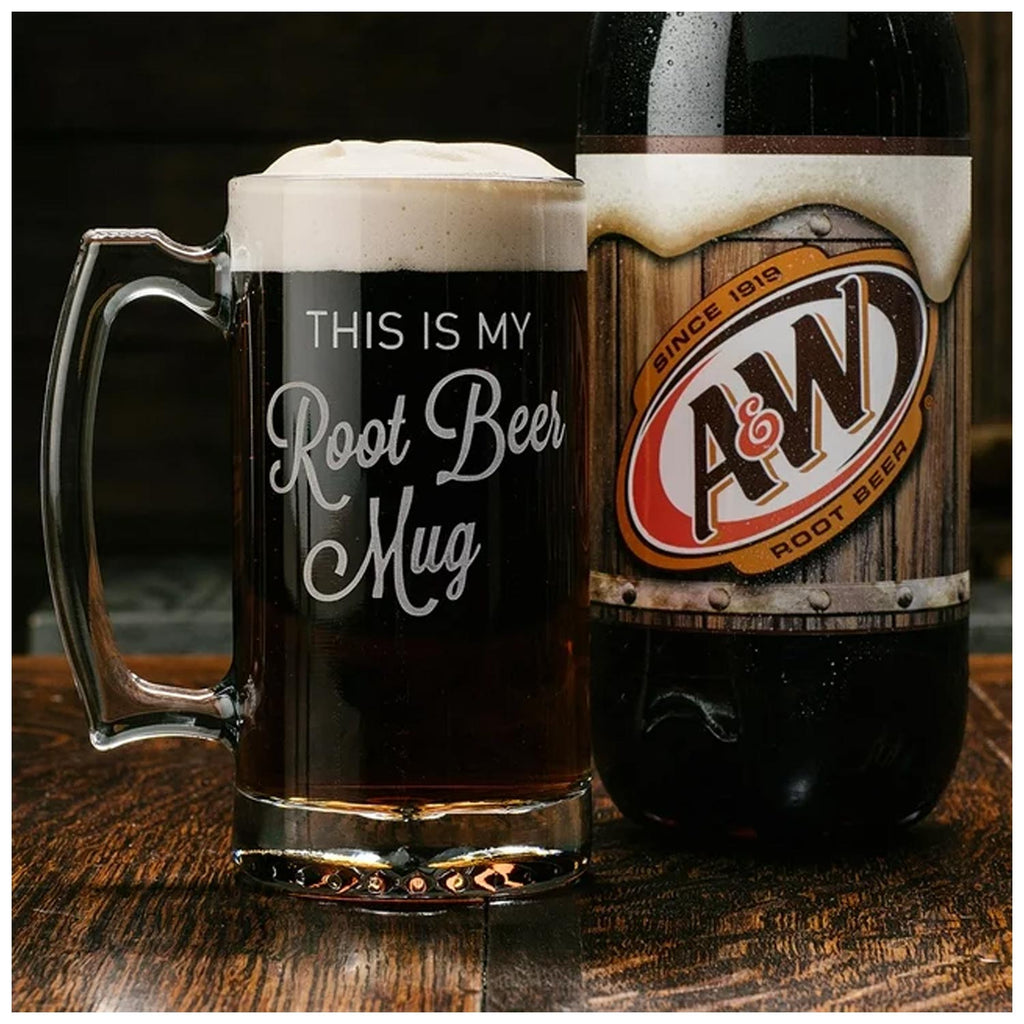 A&W Caffeine-Free, Low Sodium Root Beer Soda Pop, 2 Liter Bottles