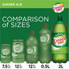 Canada Dry Ginger Ale Soda Pop, 2 L bottle