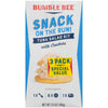 (3 Pack) Bumble Bee Snack on the Run! Tuna Salad Kits with Crackers 3.5 Oz