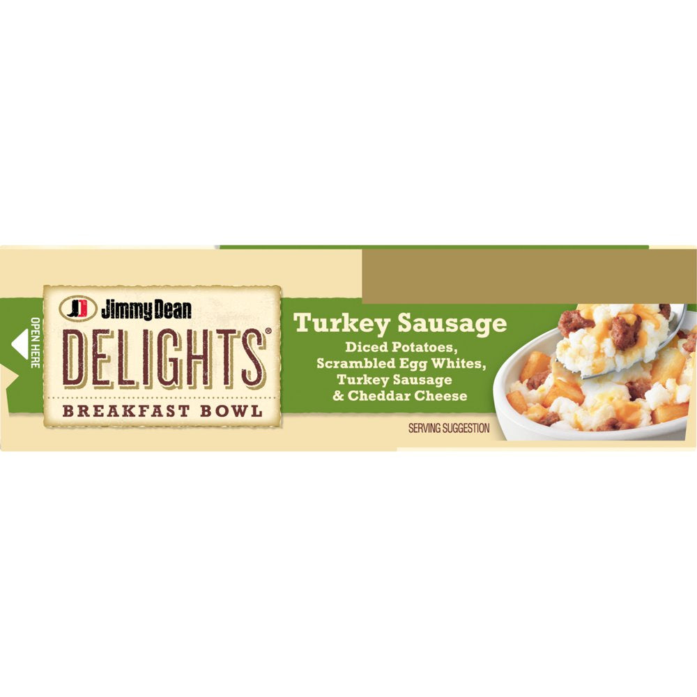 Jimmy Dean Delights Turkey Sausage Breakfast Bowl, 7 Oz (Frozen)