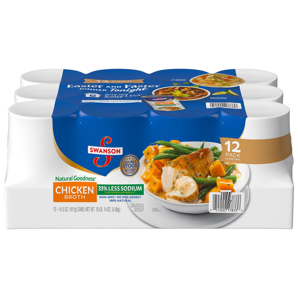 , Chicken Broth, 14.5 Oz, 12-Count